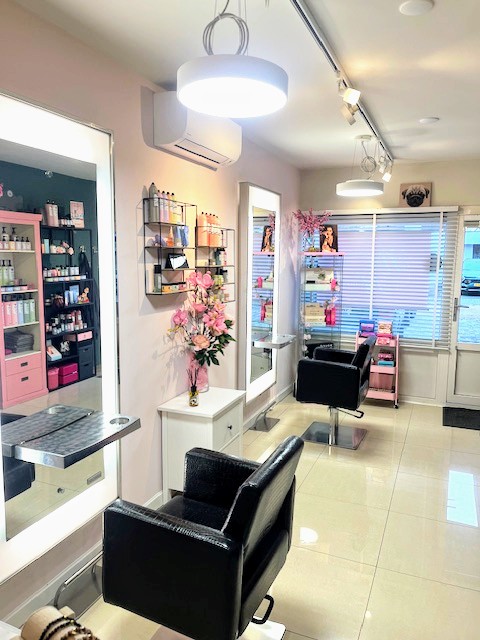 Detail uit de salon van Hair Moments